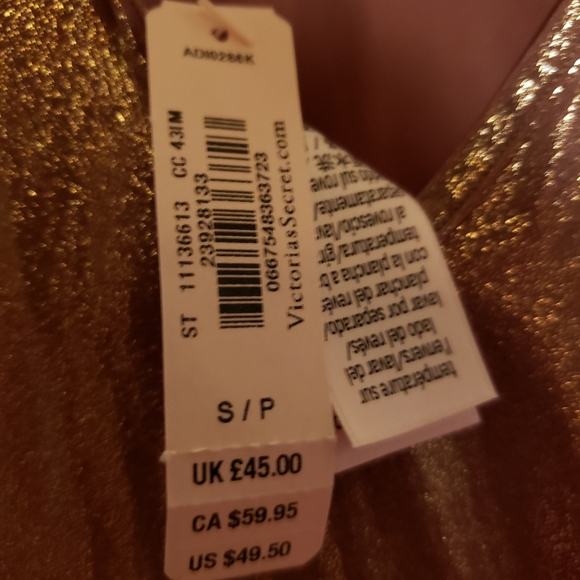 Victoria Secret Silky Metallic Slip - Picture 4 of 6